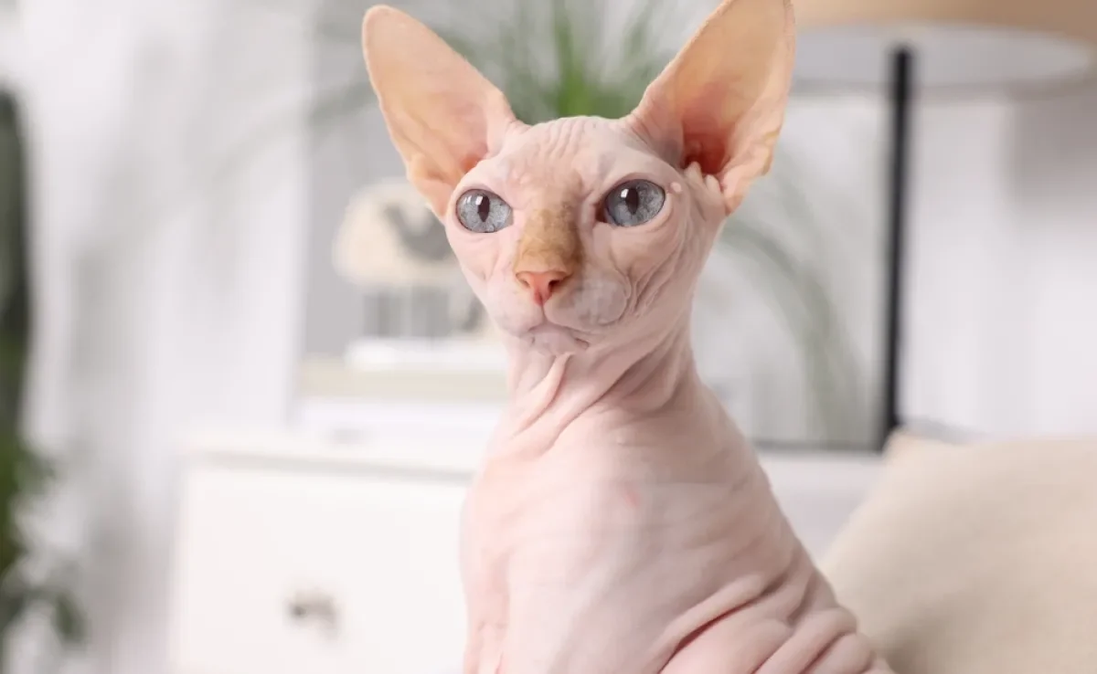 O gato sem pelo, ou simplesmente Sphynx, vai te conquistar