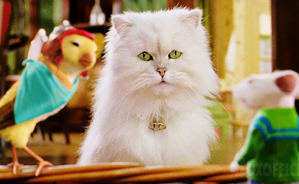 Gato Snowbell do filme "O Pequeno Stuart Little"