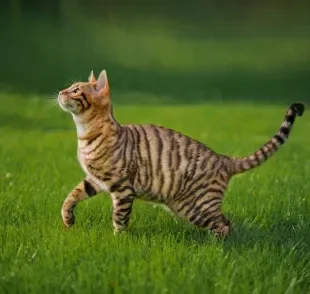 O gato malhado tem esse padrão de cor determinado por um gene