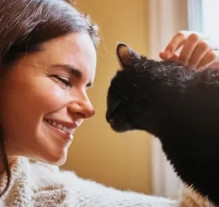 Usar a voz de bebê para falar com os gatos pode ter um resultado muito positivo